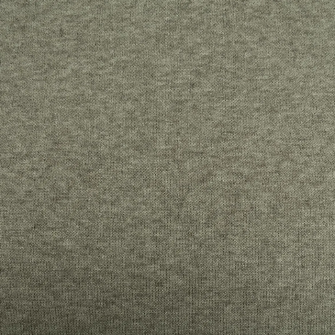 Strickstoff Heavy Knit gebürstet mit Viskose olivgrün meliert 1,50m Breite