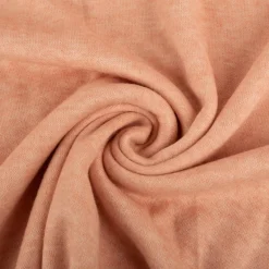 Strickstoff Heavy Knit gebürstet mit Viskose lachsrosa meliert 1,50m Breite