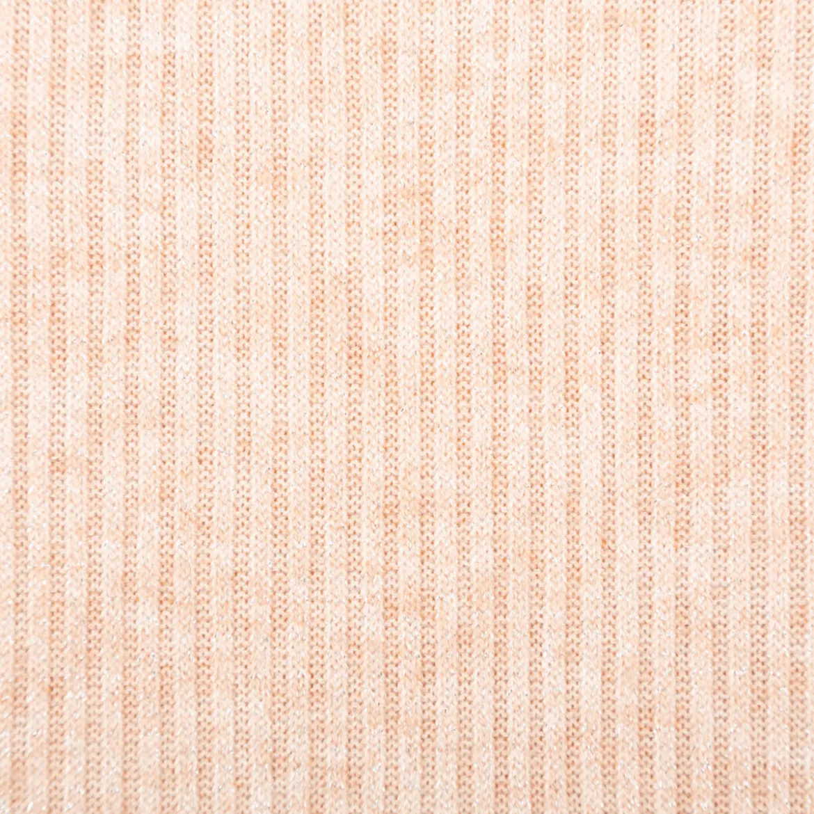 Strickstoff Rib Jersey mit Viskose Glitzereffekte rosa 150 cm Breite