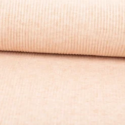 Strickstoff Rib Jersey mit Viskose Glitzereffekte rosa 150 cm Breite