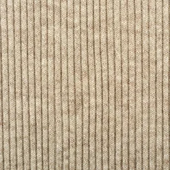 Strickstoff Rib Jersey mit Viskose Glitzereffekte taupe150 cm Breite