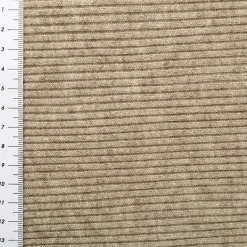 Strickstoff Rib Jersey mit Viskose Glitzereffekte taupe150 cm Breite