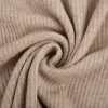Strickstoff Rib Jersey mit Viskose Glitzereffekte beige 150cm Breite
