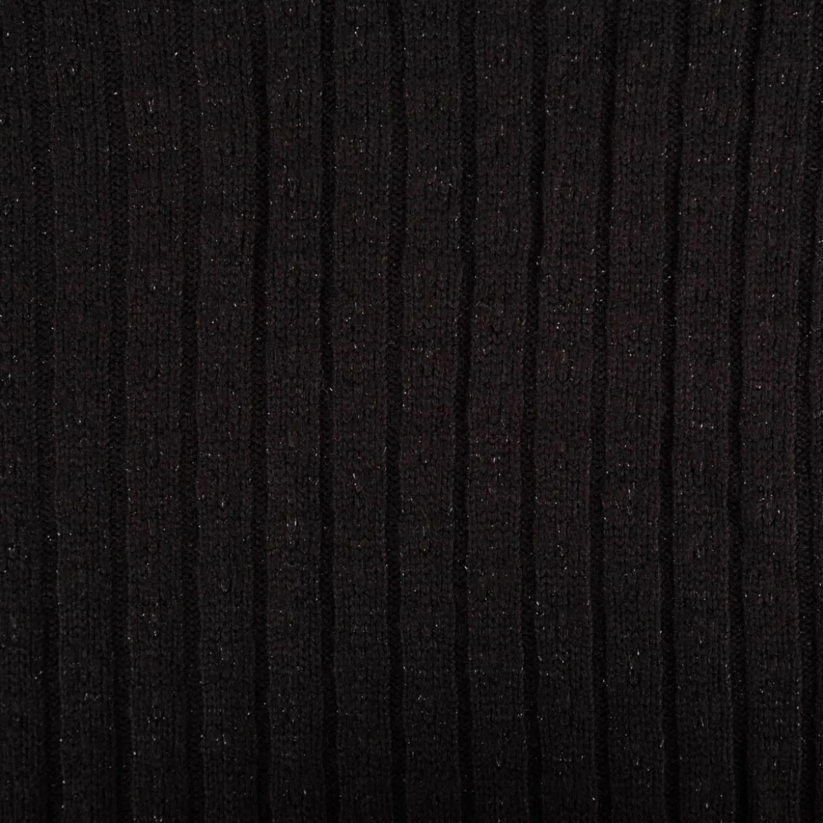 Strickstoff schwarz mit silberfarbigen Glitzereffekten 330g/qm 138cm Breite