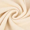 Strickstoff Viskosestrick SOFT WAFFLE kuschelweich einfarbig ecru 1,4m Breite