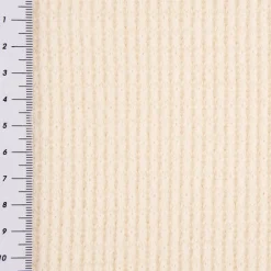 Strickstoff Viskosestrick SOFT WAFFLE kuschelweich einfarbig ecru 1,4m Breite