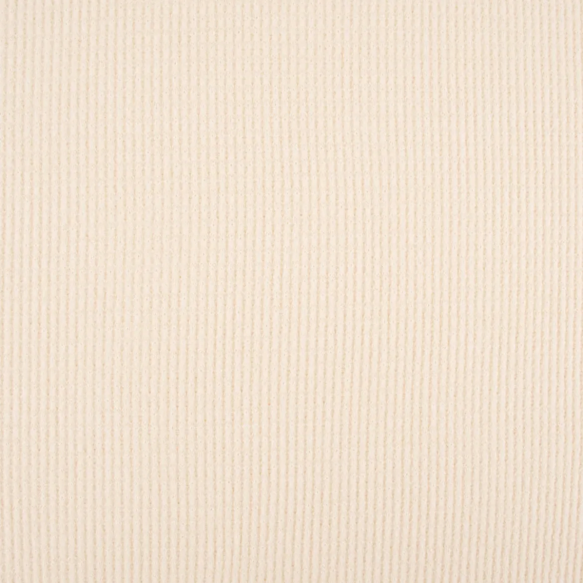 Strickstoff Viskosestrick SOFT WAFFLE kuschelweich einfarbig ecru 1,4m Breite