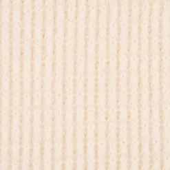 Strickstoff Viskosestrick SOFT WAFFLE kuschelweich einfarbig ecru 1,4m Breite