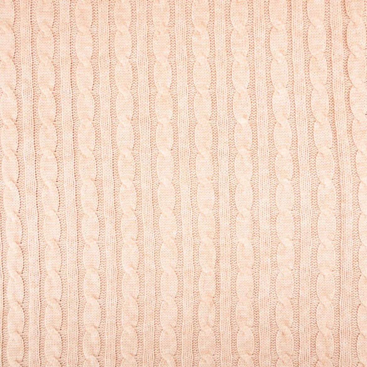Strickstoff Zopfmuster Viskose rosa – schwere Qualität, 140 cm Breite