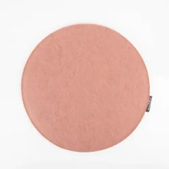 Stuhlkissen AVARO rund Filz altrosa Ø35 cm – weich & wärmend