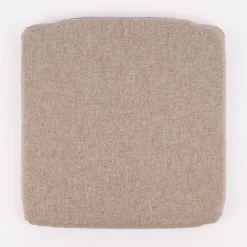 Stuhlkissen Sitzkissen NORWEGEN caramel braun meliert 40x40x3cm