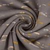 Sweatstoff Alpensweat Stripes Streifen grau hellgrau ocker 1,50m Breite