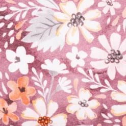 Sweatstoff Baumwolle Blumen Digitaldruck rosa 155cm breit