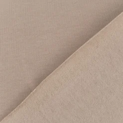 Sweatstoff kuschelweich uni sand 1,50m Breite