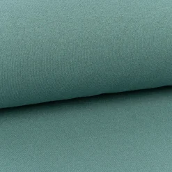 Sweatstoff Lurex kuschelweich uni dunkel mint 1,45m Breite