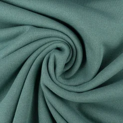 Sweatstoff Lurex kuschelweich uni dunkel mint 1,45m Breite