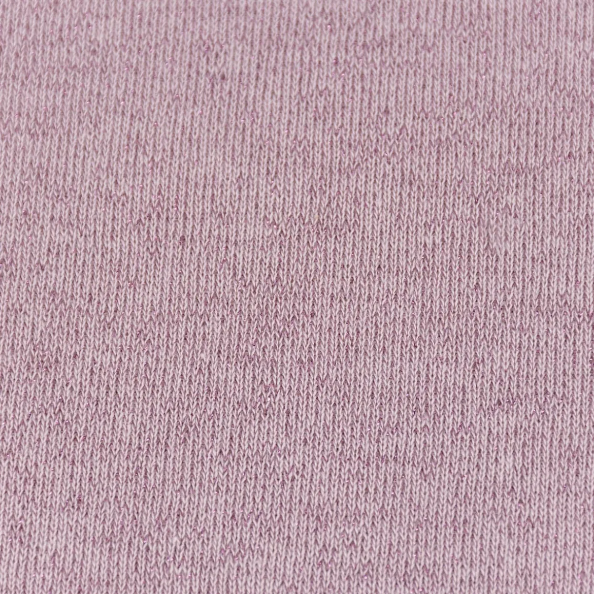 Sweatstoff Lurex kuschelweich uni hellrosa 1,45m Breite