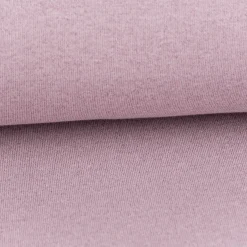 Sweatstoff Lurex kuschelweich uni hellrosa 1,45m Breite