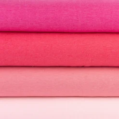 Sweatstoff Melange einfarbig rosa meliert 1,4m Breite