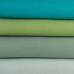 Sweatstoff Melange einfarbig dunkel mint meliert 1,4m Breite