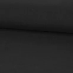 Sweatstoff Meterware Bio Soft Sweat dünn uni Schwarz 1,5m Breite