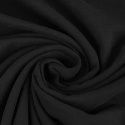 Sweatstoff Meterware Bio Soft Sweat dünn uni Schwarz 1,5m Breite