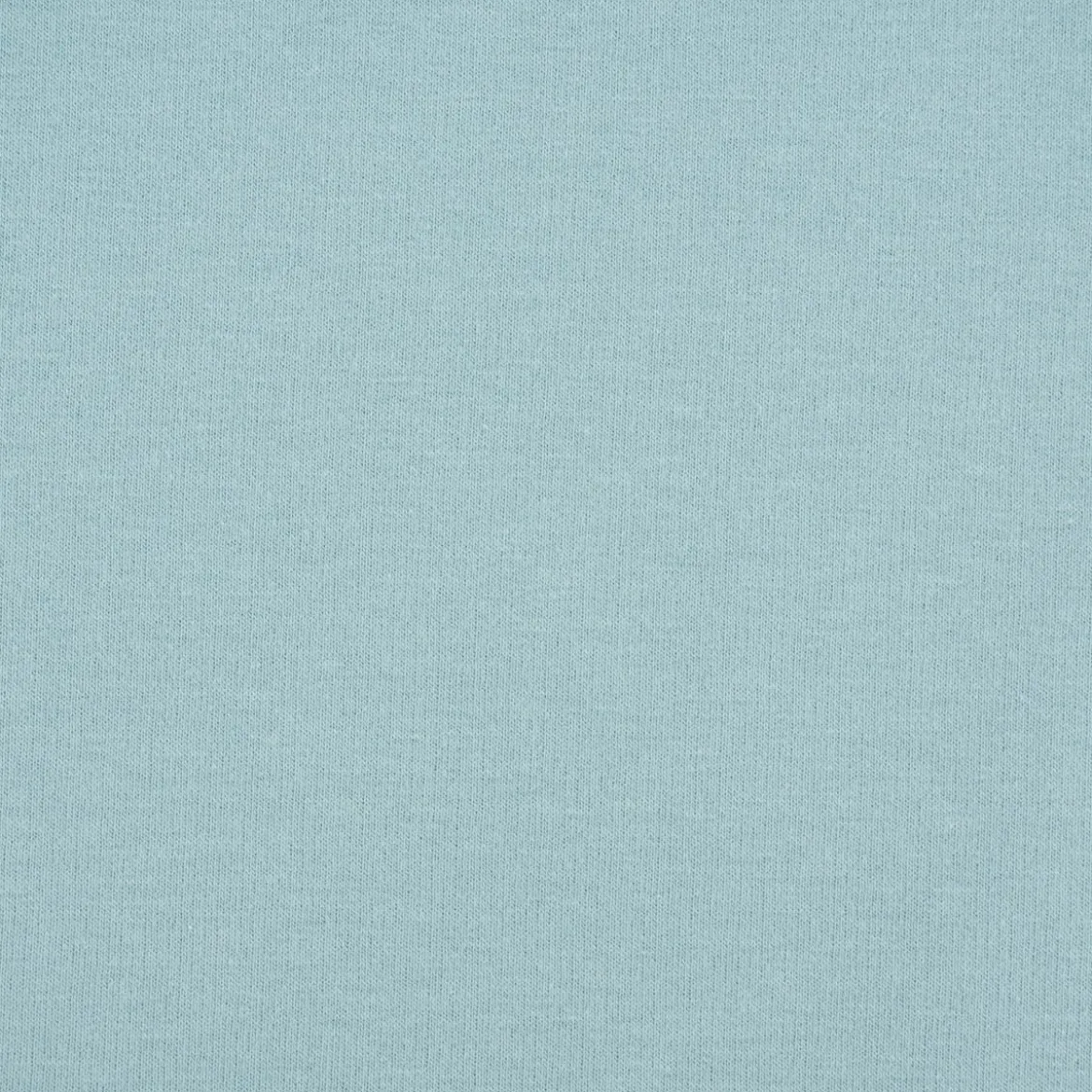 Sweatstoff Meterware Bio Soft Sweat dünn uni Aqua Blau 1,5m Breite