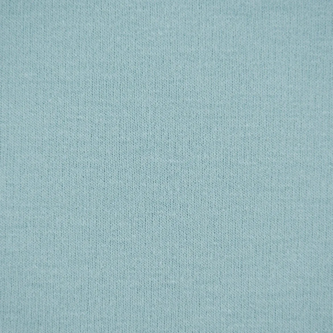 Sweatstoff Meterware Bio Soft Sweat dünn uni Aqua Blau 1,5m Breite