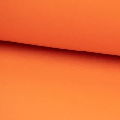 Sweatstoff Meterware Bio Soft Sweat dünn uni Orange 1,5m Breite