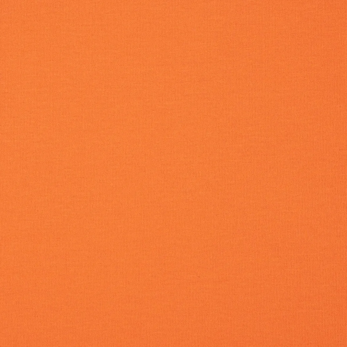 Sweatstoff Meterware Bio Soft Sweat dünn uni Orange 1,5m Breite