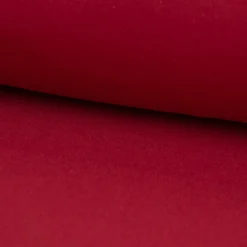 Sweatstoff Meterware Bio Soft Sweat dünn uni bordeaux Rot 1,5m Breite