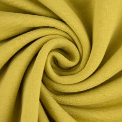 Sweatstoff Meterware Bio Soft Sweat dünn uni dunkel Lime 1,5m Breite