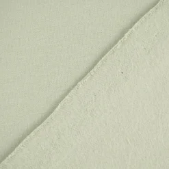 Sweatstoff Meterware Bio Soft Sweat dünn uni Salbei 1,5m Breite