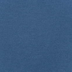 Sweatstoff Meterware Bio Soft Sweat dünn uni indigo blau 1,5m Breite