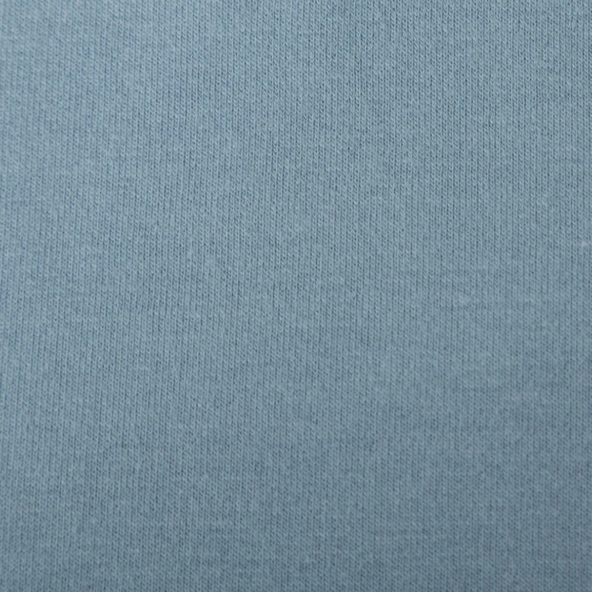 Sweatstoff Meterware Bio Soft Sweat dünn uni rauch blau 1,5m Breite