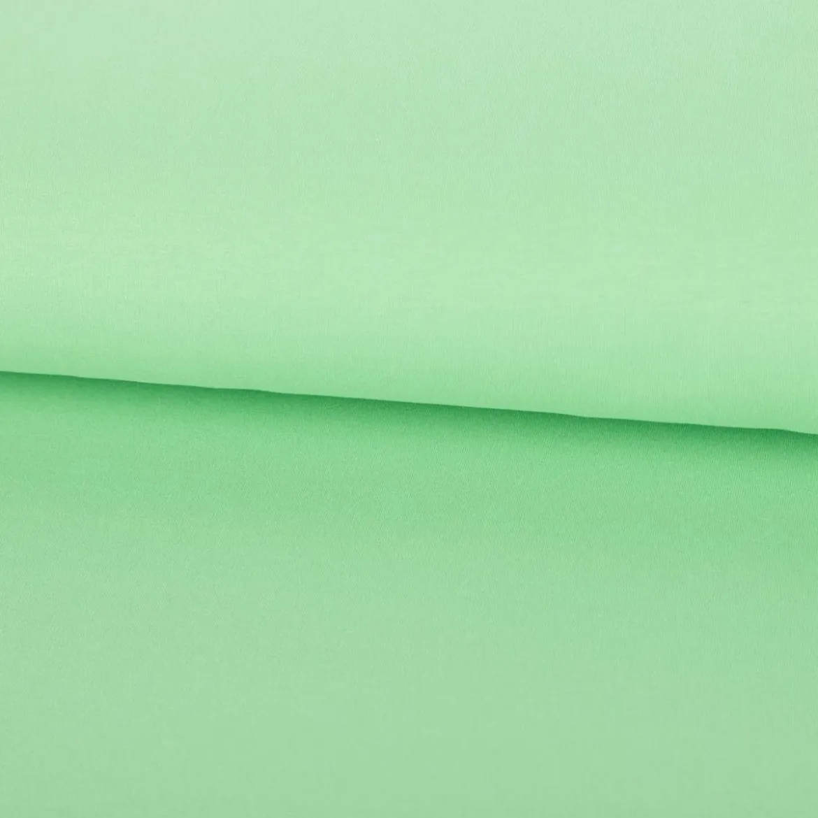 Sweatstoff Meterware Bio Soft Sweat dünn uni lime grün 1,5m Breite
