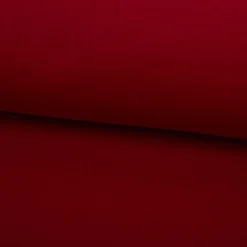 Sweatstoff mit Baumwolle uni Rot 1,48m breit