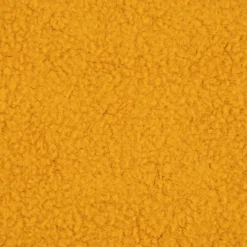 Sweatstoff Sherpa Fleece dünn einfarbig ocker gelb 1,50m Breite