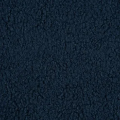 Sweatstoff Sherpa Fleece dünn einfarbig dunkelblau 1,50m Breite