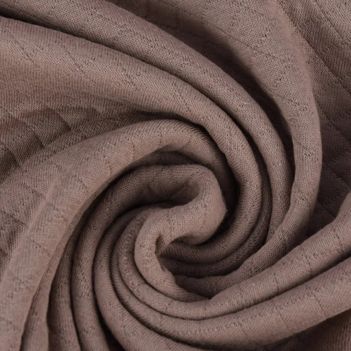 Sweatstoff Steppstoff Steppsweat einfarbig taupe 1,5m Breite