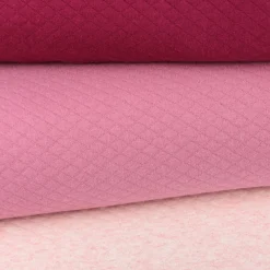 Sweatstoff Steppstoff Steppsweat einfarbig rosa meliert 1,5m Breite