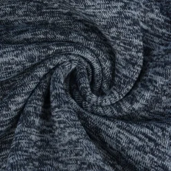 Sweatstoff Stricksweat blau Töne meliert 1,55m