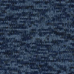 Sweatstoff Stricksweat dunkelblau blau meliert 1,55m