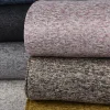 Sweatstoff Stricksweat schwarz grau meliert 1,55m