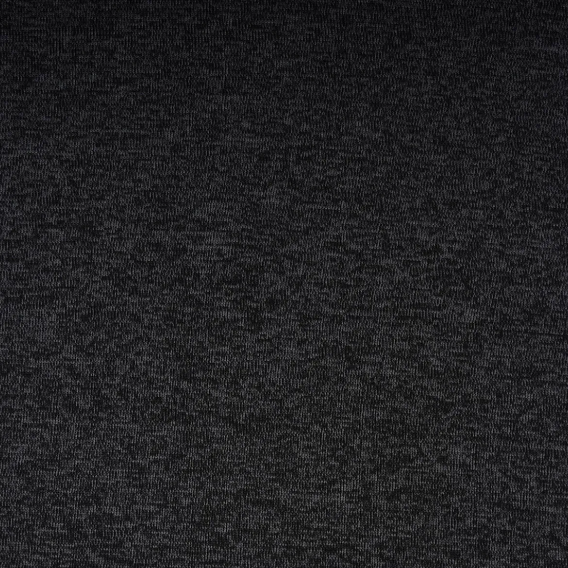 Sweatstoff Stricksweat schwarz grau meliert 1,55m
