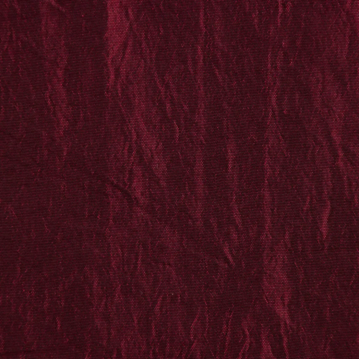 Taftstoff Crushed Bekleidungsstoff einfarbig bordeaux-rot 1,40m Breite