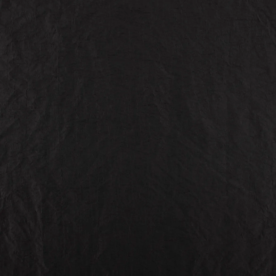 Taftstoff Crushed Bekleidungsstoff einfarbig schwarz 1,40m Breite