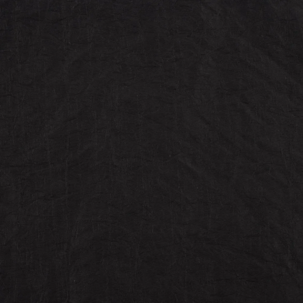 Taftstoff Crushed Bekleidungsstoff einfarbig schwarz 1,40m Breite