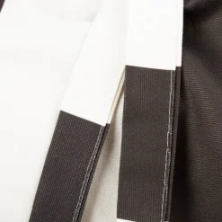 Tasche Shopper aus Baumwolle mit Streifen schwarz ecru von SCHÖNER LEBEN.