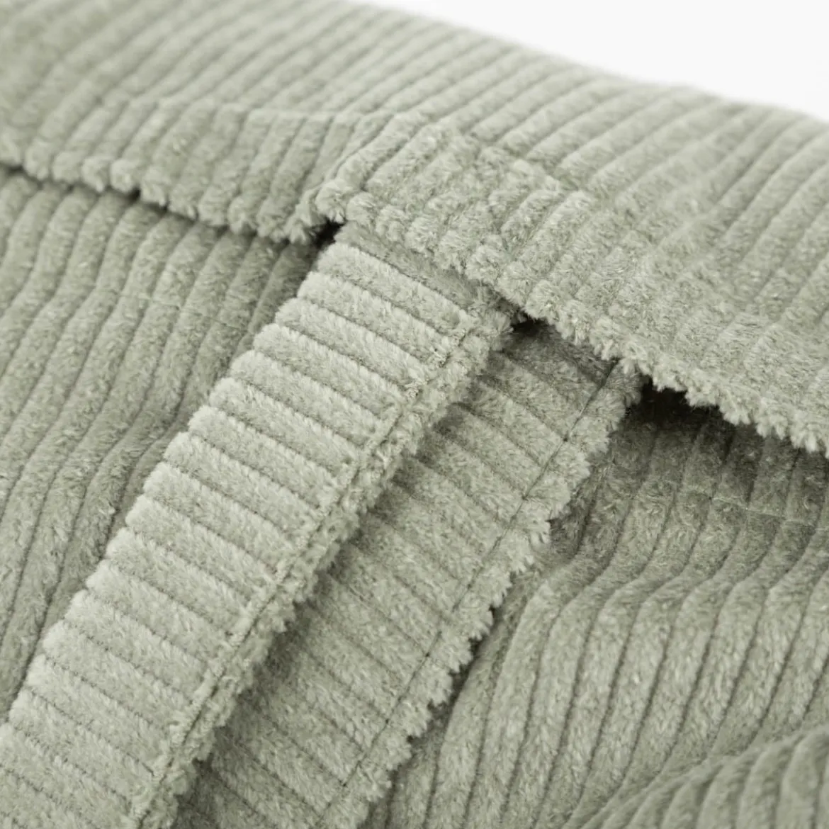 Tasche Shopper Cord aus Baumwolle salbei-grün von SCHÖNER LEBEN.
